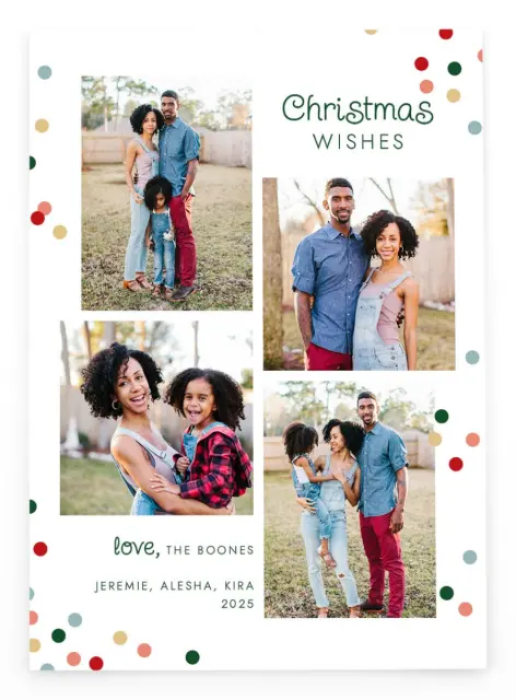 Shining Wishes | Christmas Postcards