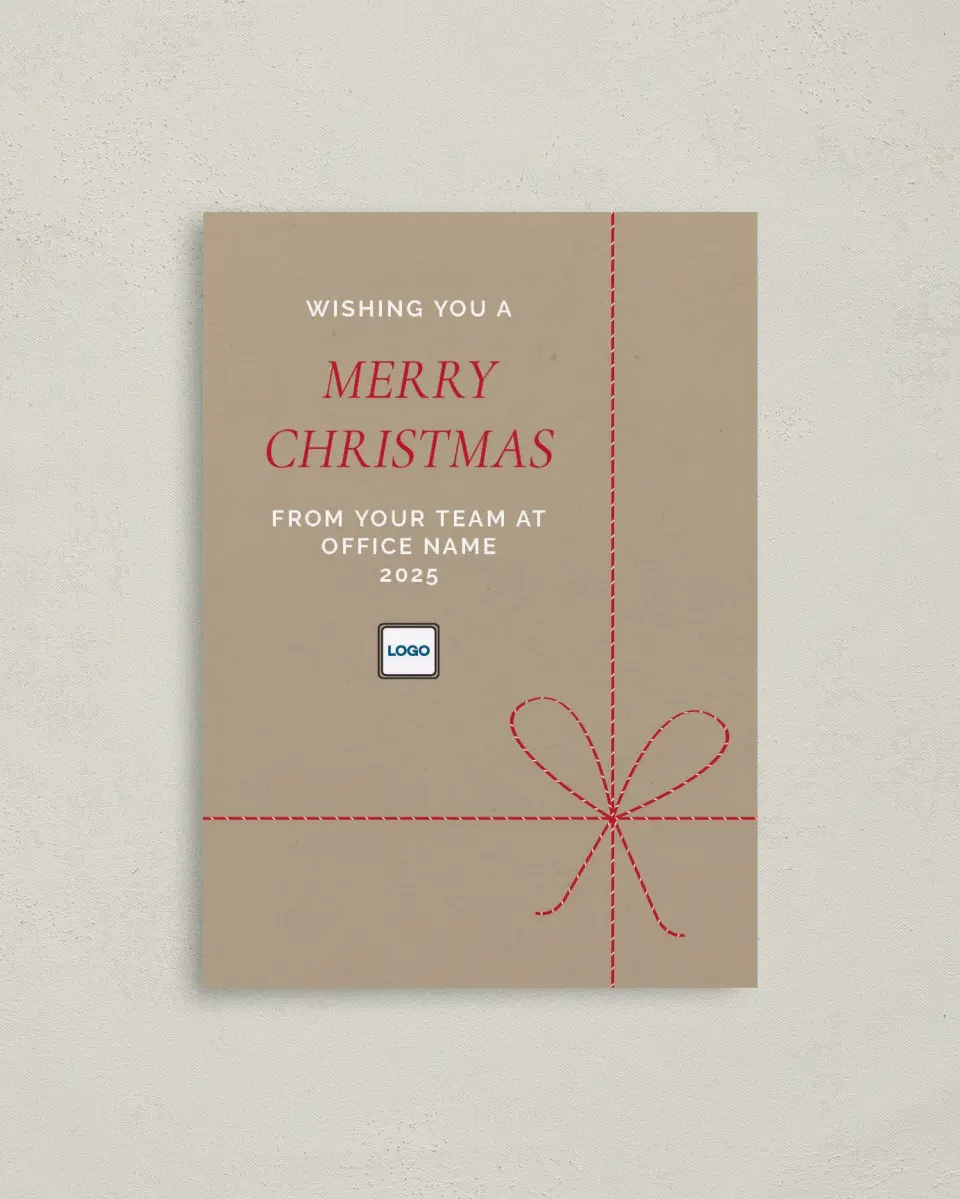 This is a 4" x 5.6" Christmas Card called Gifted Gratefulness printed in full color on Premium Smooth paper