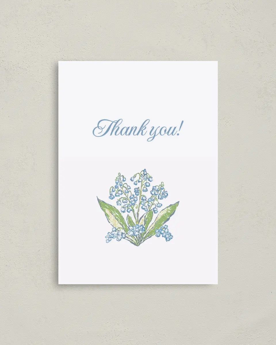 This is a 4" x 5.6" Newlywed called Bright Bride printed in full color on Soft Touch Finish paper