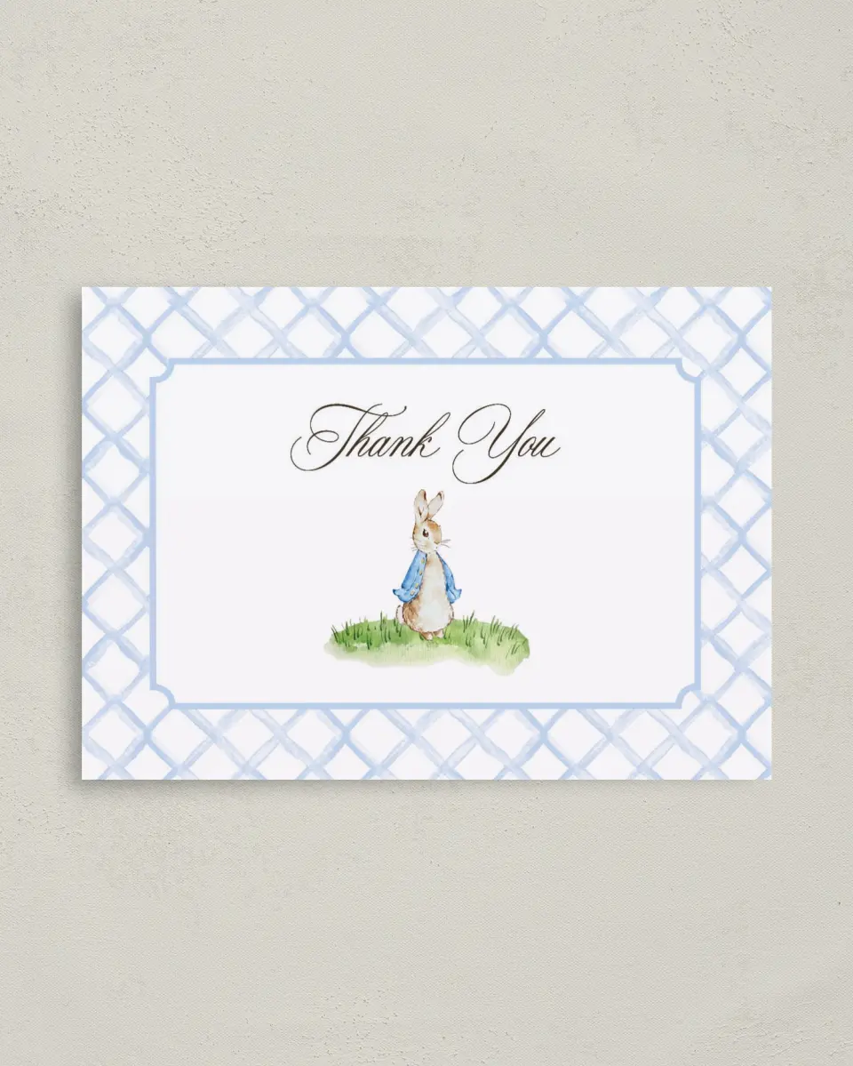 This is a 4" x 5.6" Newlywed called Cotton Tale printed in full color on Soft Touch Finish paper