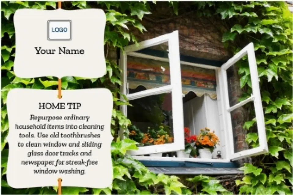 This is a 6" x 9" Postcards with Magnetic Strip called Cheery Tip printed in full color