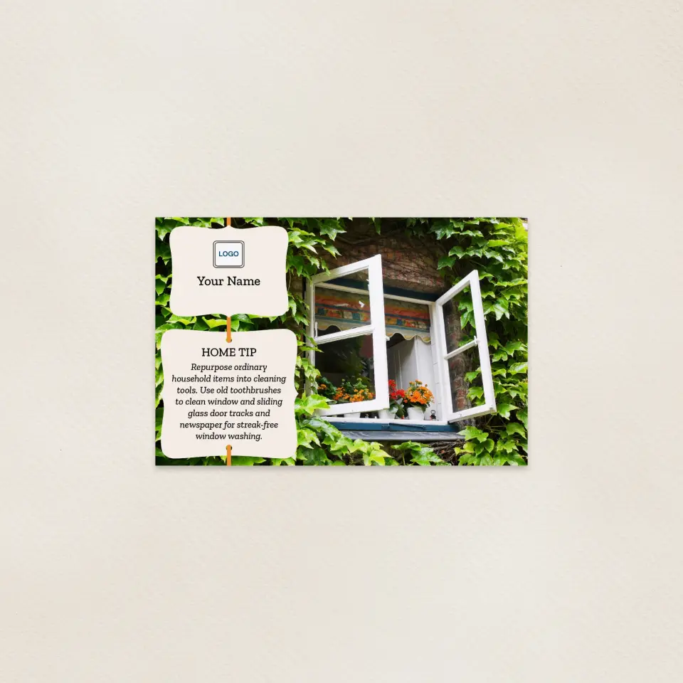 This is a 6" x 9" Postcards with Magnetic Strip called Cheery Tip printed in full color