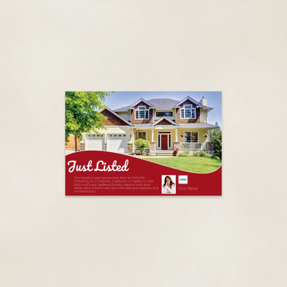 This is a 6" x 9" Postcards with Magnetic Strip called Premier Listing printed in full color