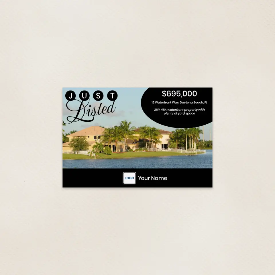 This is a 6" x 9" Postcards with Magnetic Strip called Retro Listing printed in full color