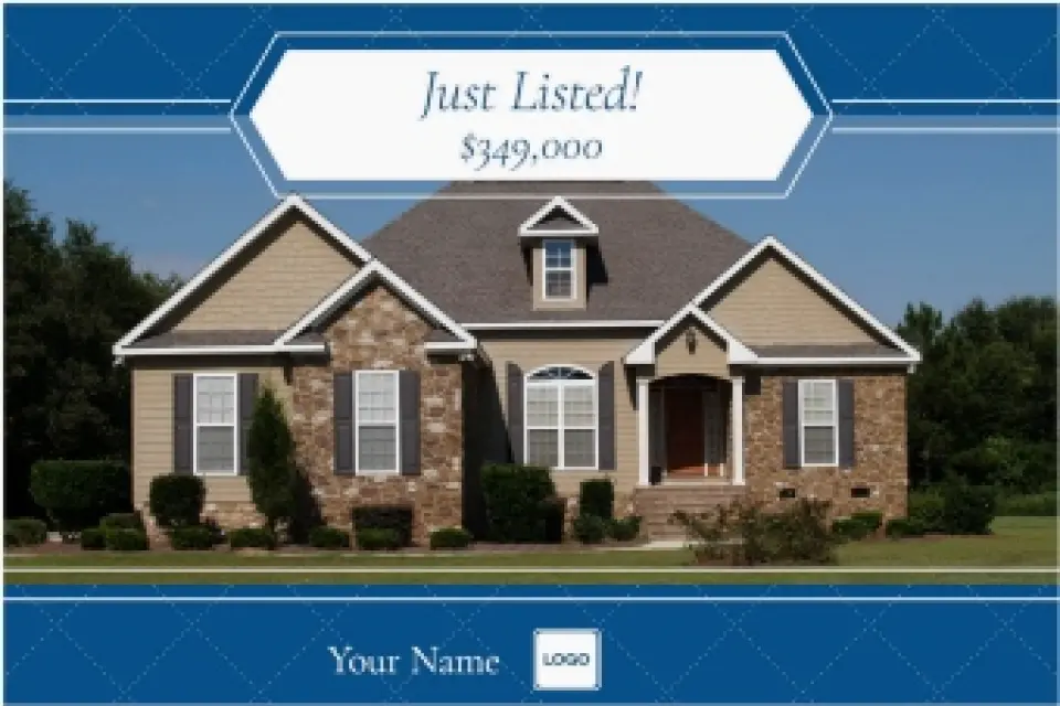 This is a 6" x 9" Postcards with Magnetic Strip called Get it Sold printed in full color