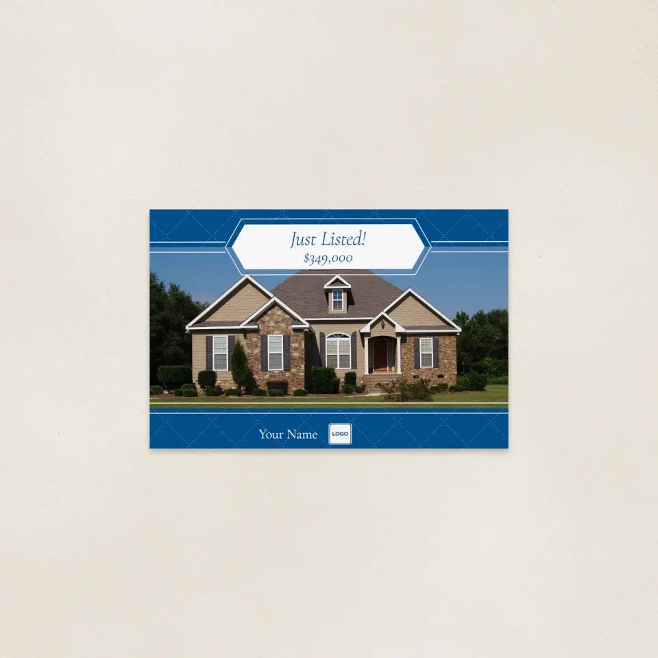 This is a 6" x 9" Postcards with Magnetic Strip called Get it Sold printed in full color