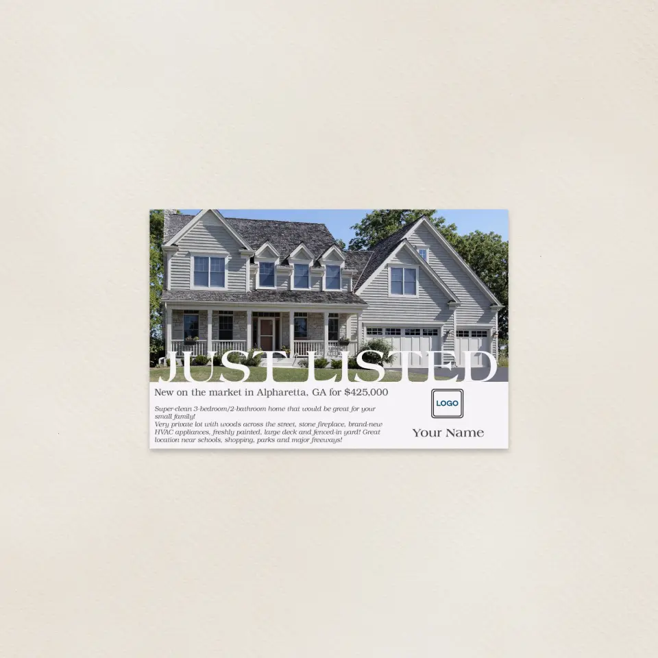 This is a 6" x 9" Postcards with Magnetic Strip called Prime Property printed in full color