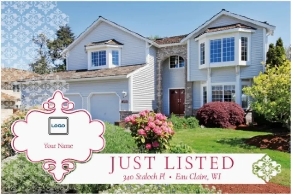 This is a 6" x 9" Postcards with Magnetic Strip called Quaint Listing printed in full color