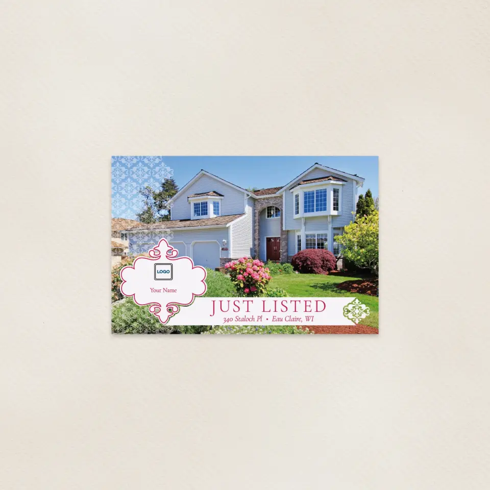 This is a 6" x 9" Postcards with Magnetic Strip called Quaint Listing printed in full color