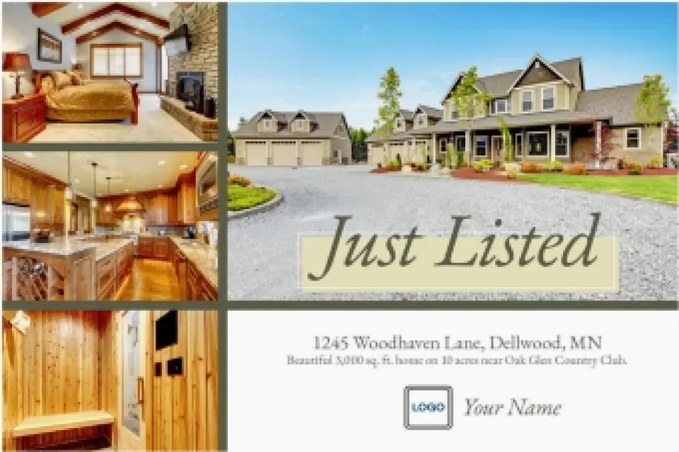 This is a 6" x 9" Postcards with Magnetic Strip called Breathtaking Property printed in full color