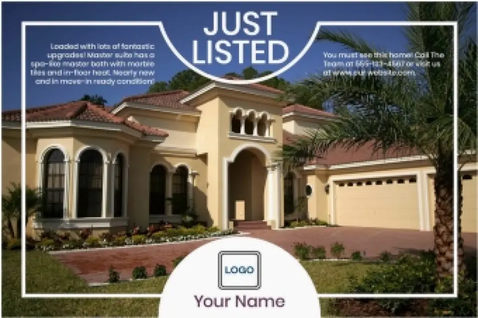 This is a 6" x 9" Postcards with Magnetic Strip called Dynamic Design printed in full color