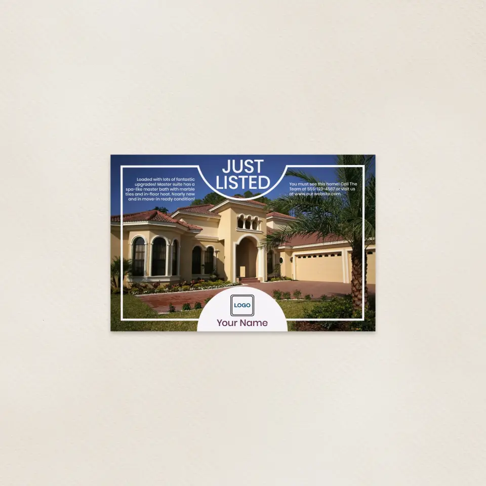 This is a 6" x 9" Postcards with Magnetic Strip called Dynamic Design printed in full color