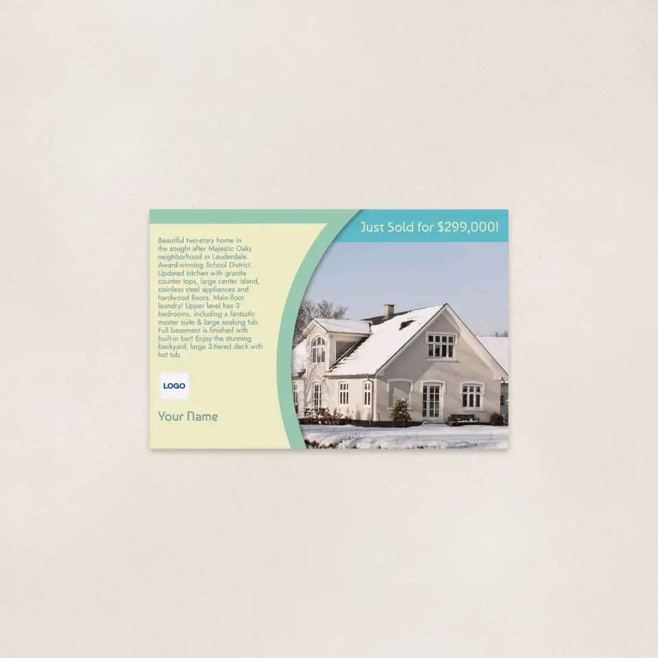 This is a 6" x 9" Postcards with Magnetic Strip called Cut Above the Rest printed in full color