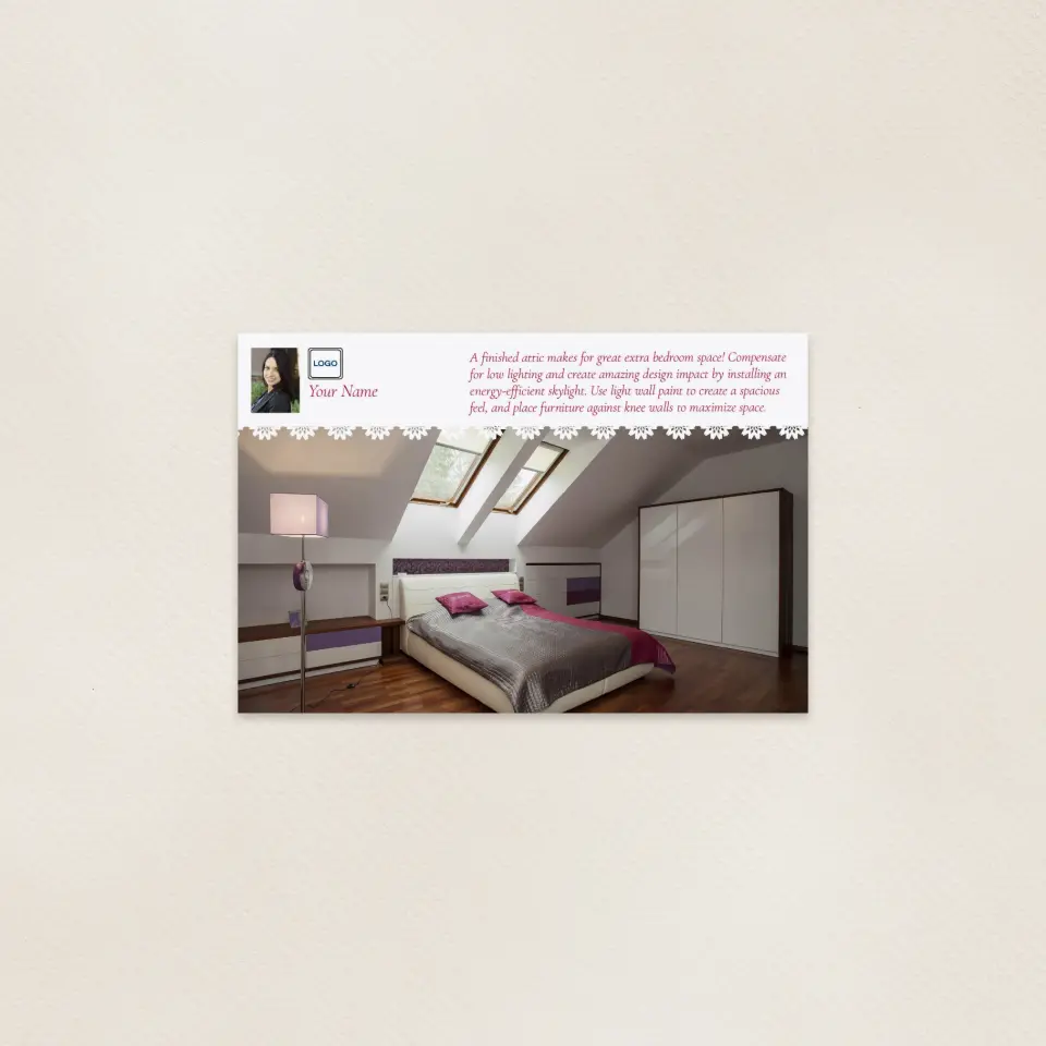 This is a 6" x 9" Postcards with Magnetic Strip called Attic Antics printed in full color