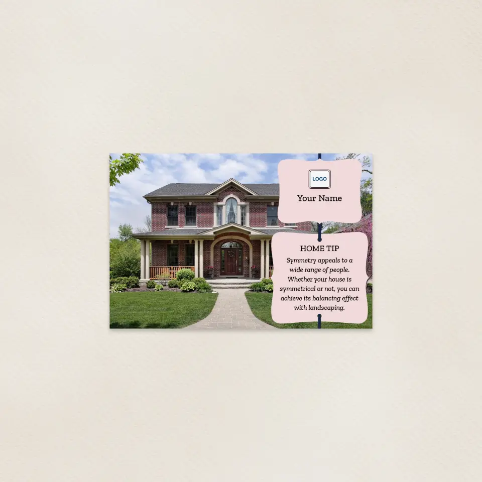 This is a 6" x 9" Postcards with Magnetic Strip called Home Tip - Balancing Act printed in full color