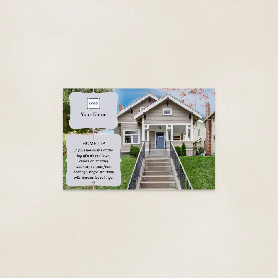 This is a 6" x 9" Postcards with Magnetic Strip called Home Tip - Decorative Railings printed in full color