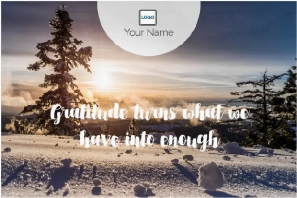 This is a 6" x 9" Postcards with Magnetic Strip called Inspiration Enough printed in full color