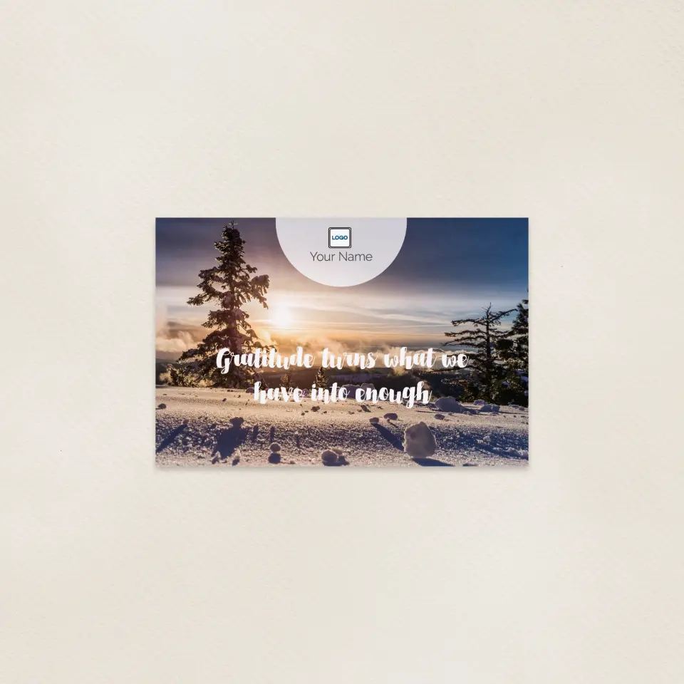This is a 6" x 9" Postcards with Magnetic Strip called Inspiration Enough printed in full color