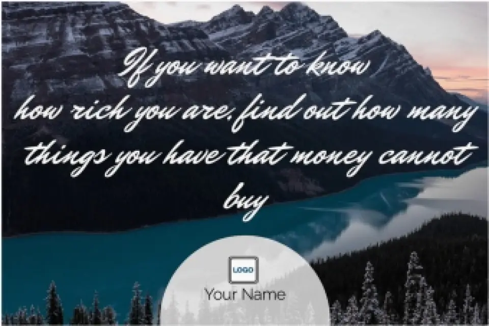 This is a 6" x 9" Postcards with Magnetic Strip called How Rich printed in full color