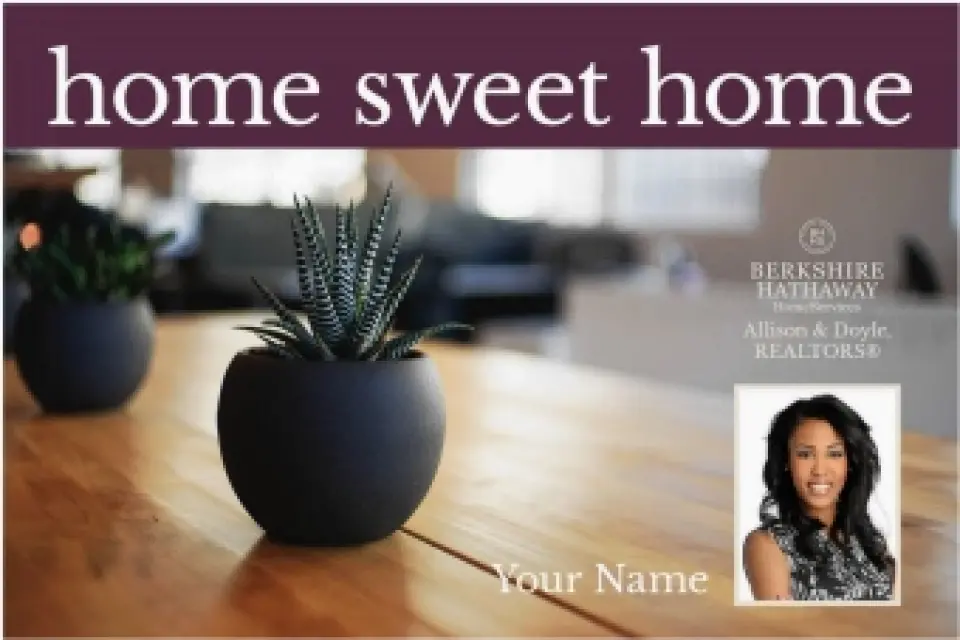 This is a 6" x 9" Postcards with Magnetic Strip called Berkshire Hathaway HomeServices Postcards with Magnetic Strip printed in full color