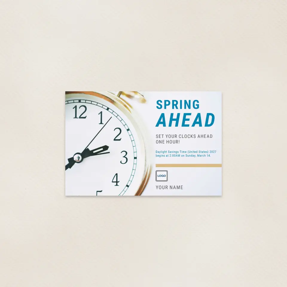 This is a 6" x 9" Postcards with Magnetic Strip called Longer Days printed in full color