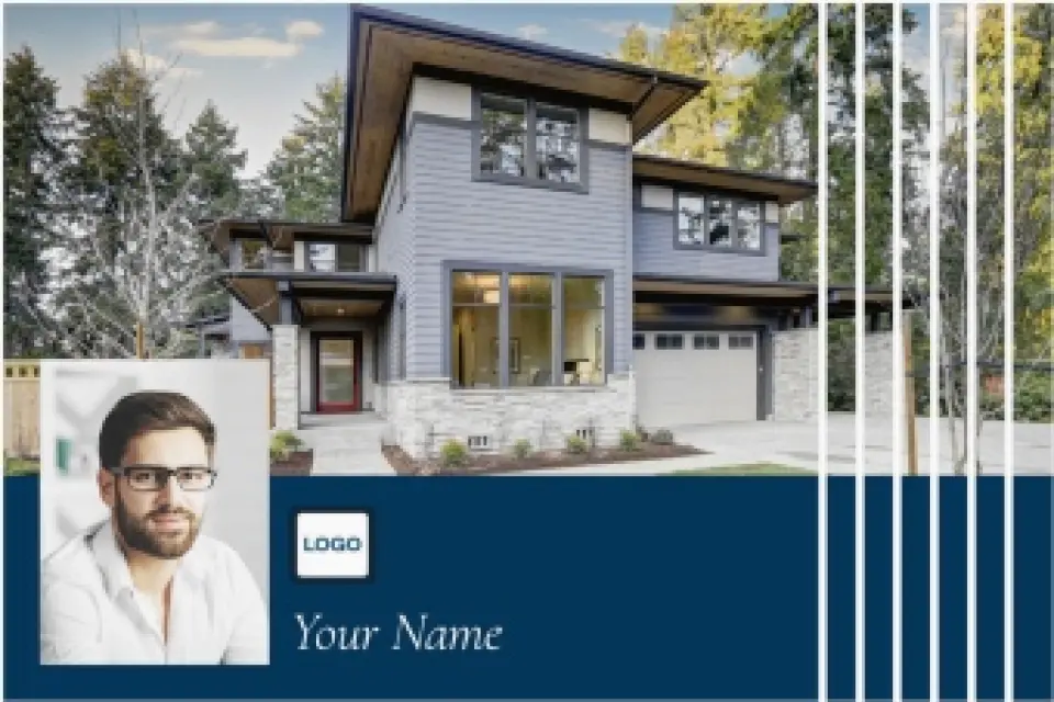 This is a 6" x 9" Postcards with Magnetic Strip called Dedicated Real Estate Agent printed in full color
