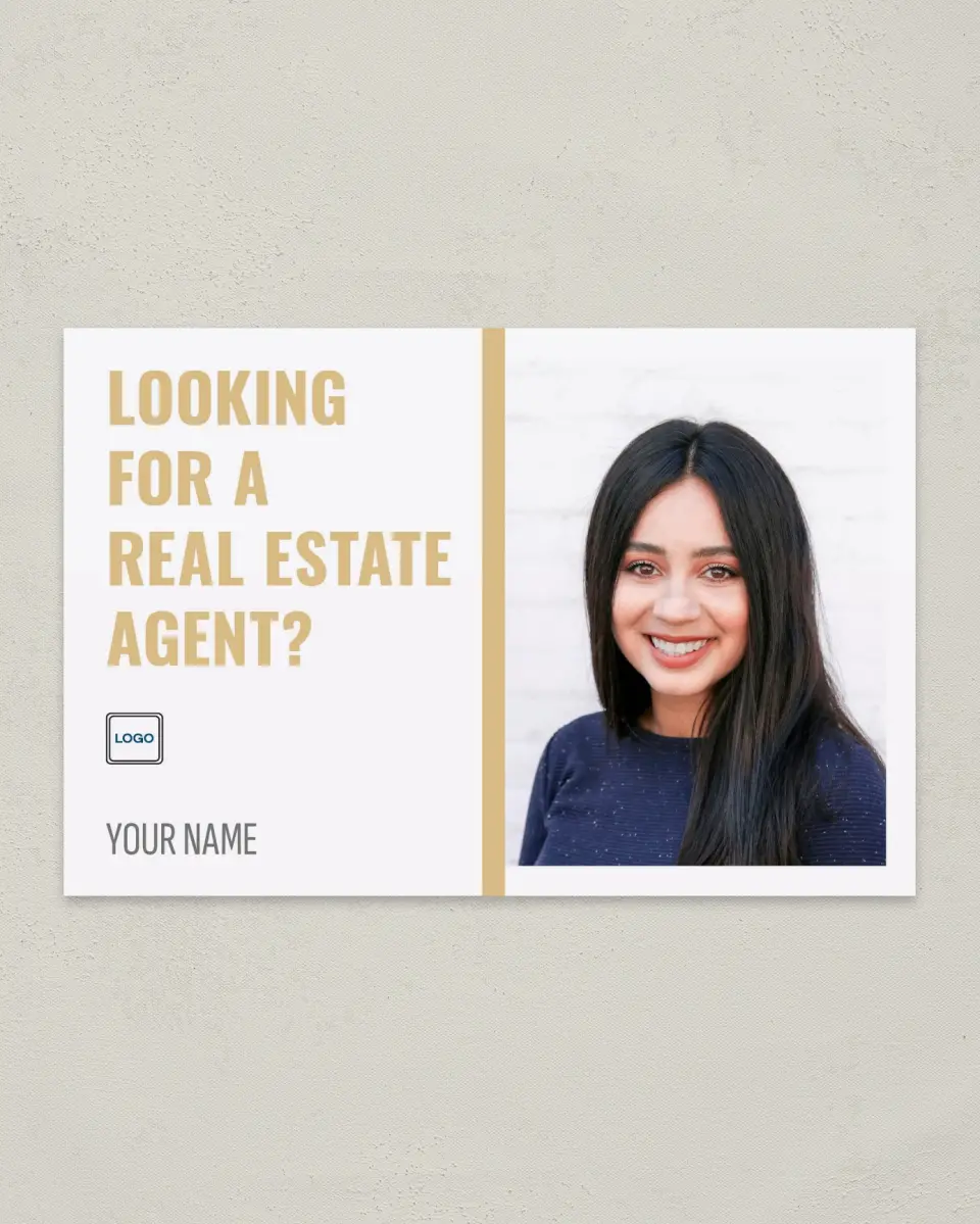 This is a 6" x 9" Postcard called Your Next Agent printed in full color