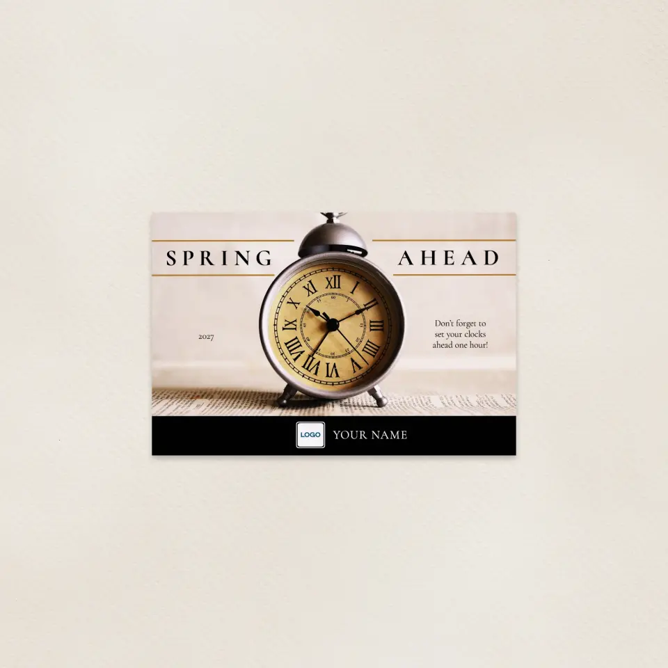 This is a 6" x 9" Postcards with Magnetic Strip called Hello, Spring printed in full color