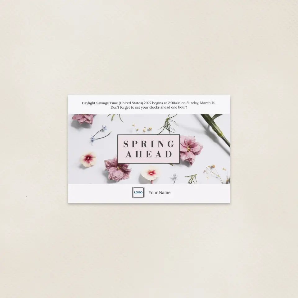 This is a 6" x 9" Postcards with Magnetic Strip called Spring Fever printed in full color