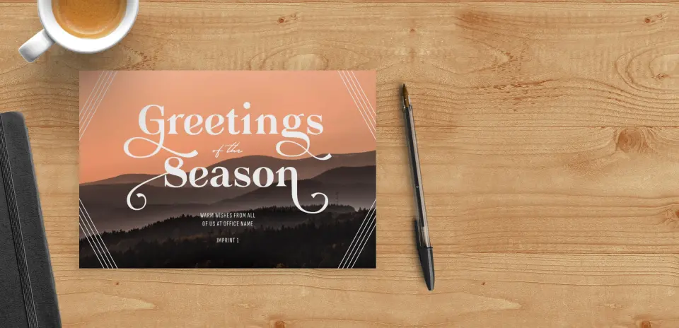 Bright Mountainscape Postcards