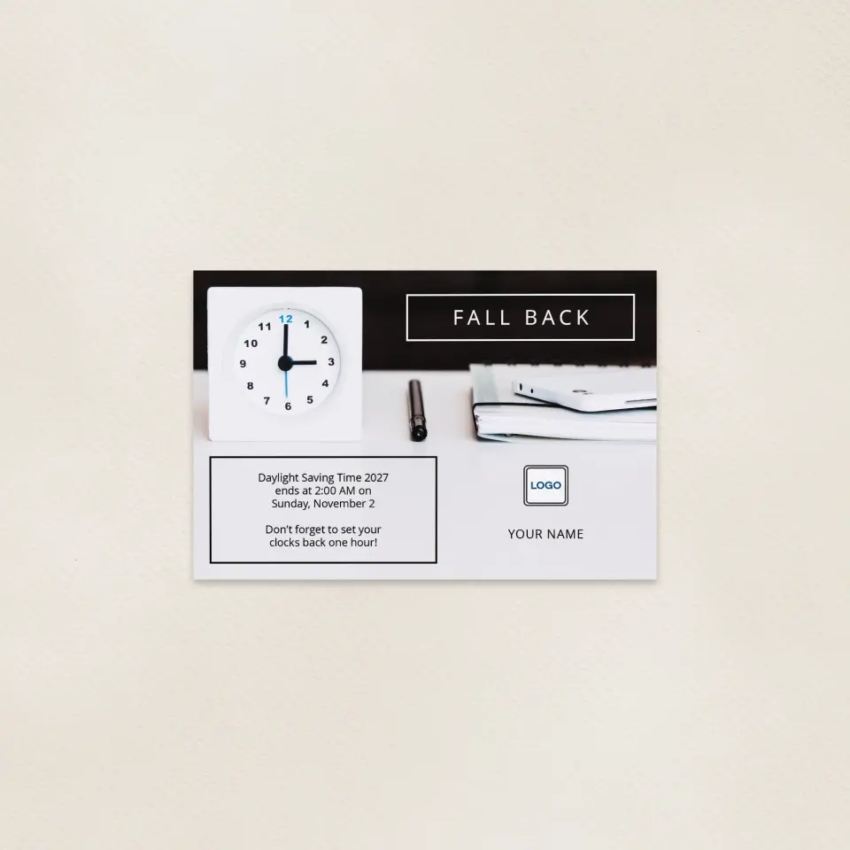 This is a 6" x 9" Postcards with Magnetic Strip called Fall Delight printed in full color