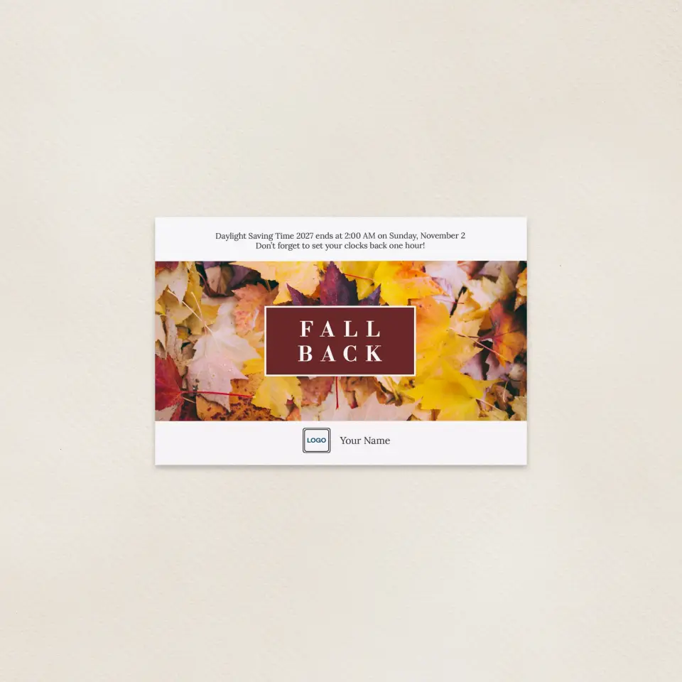 This is a 6" x 9" Postcards with Magnetic Strip called It's Fall Y'all printed in full color