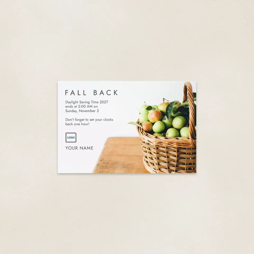 This is a 6" x 9" Postcards with Magnetic Strip called Happy Harvest printed in full color