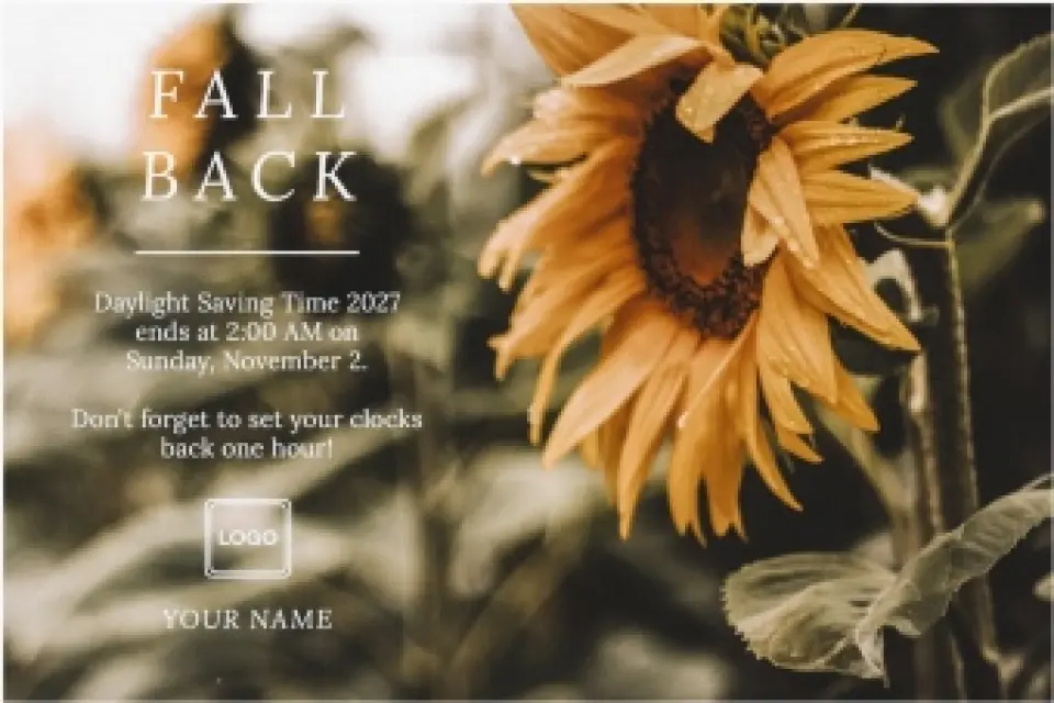 This is a 6" x 9" Postcards with Magnetic Strip called Glorious Fall printed in full color