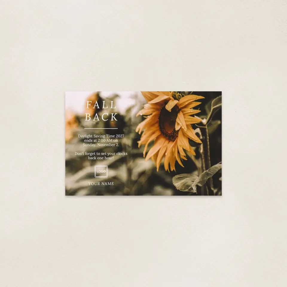 This is a 6" x 9" Postcards with Magnetic Strip called Glorious Fall printed in full color