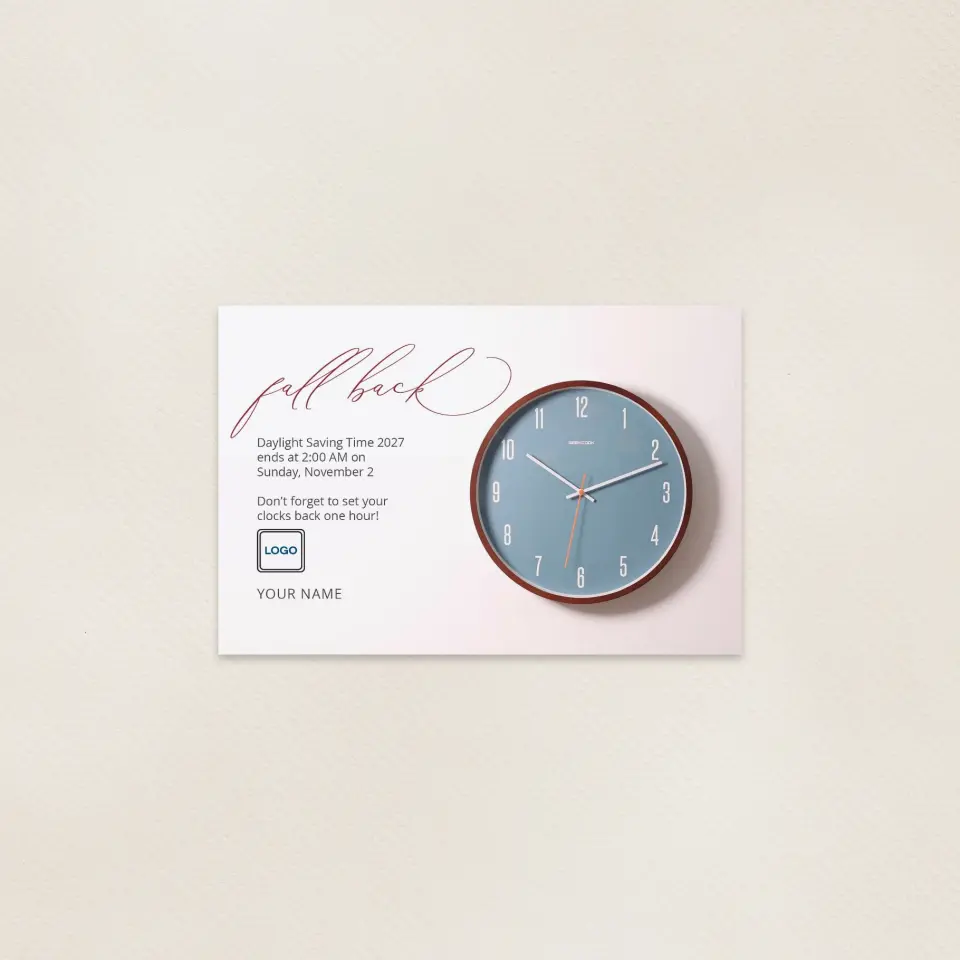 This is a 6" x 9" Postcards with Magnetic Strip called Fall Greetings printed in full color