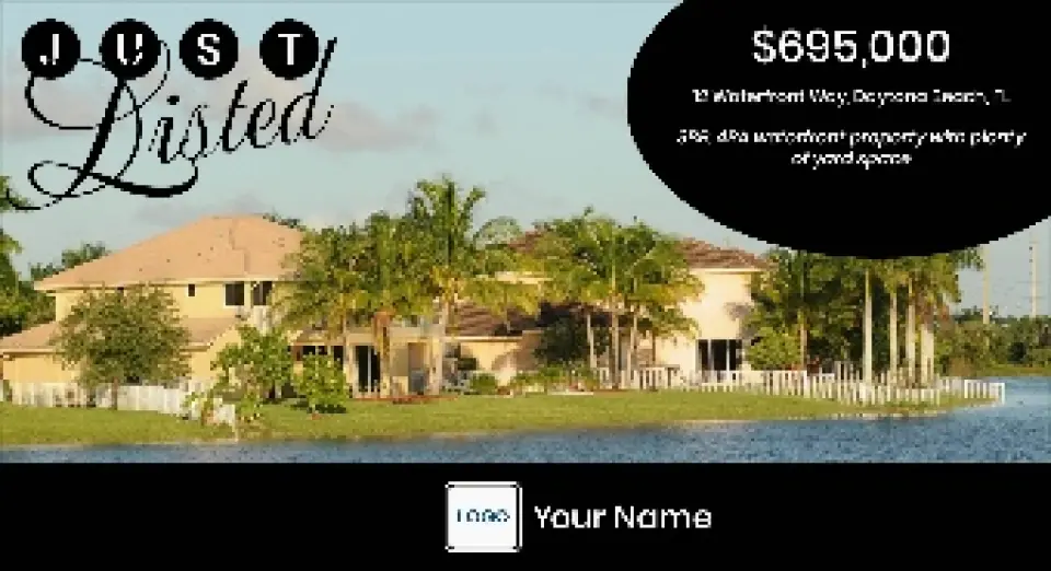 This is a 6" x 11" Postcards with Magnetic Strip called Retro Listing printed in full color