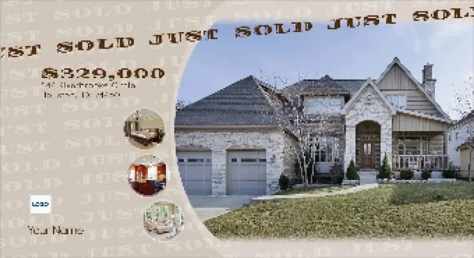 This is a 6" x 11" Postcards with Magnetic Strip called Done Deal! printed in full color