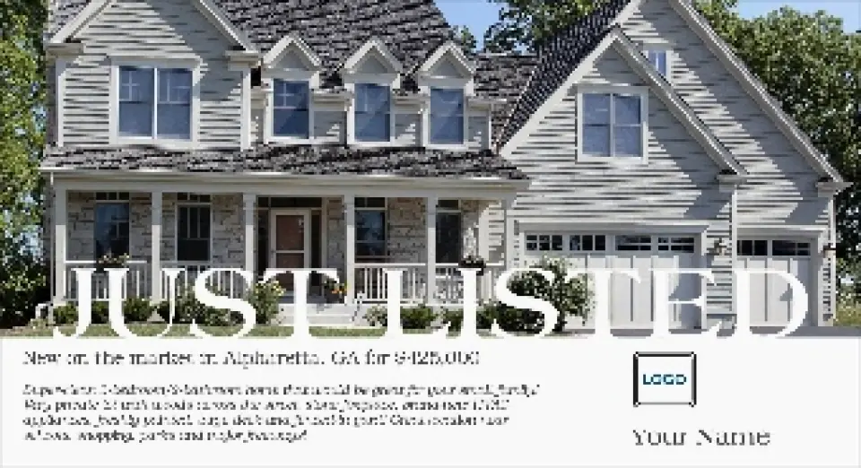 This is a 6" x 11" Postcards with Magnetic Strip called Prime Property printed in full color