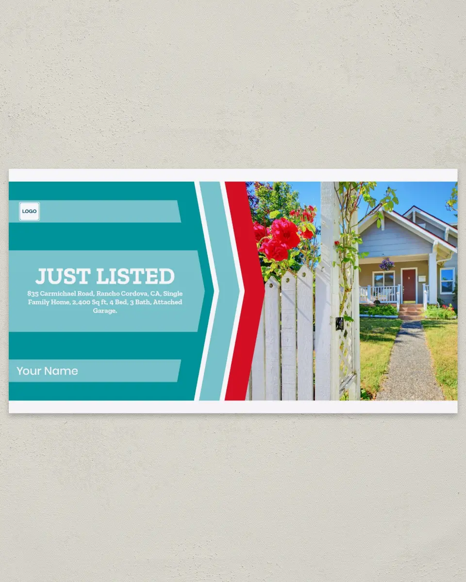 This is a 6" x 11" Postcard called One of a Kind printed in full color