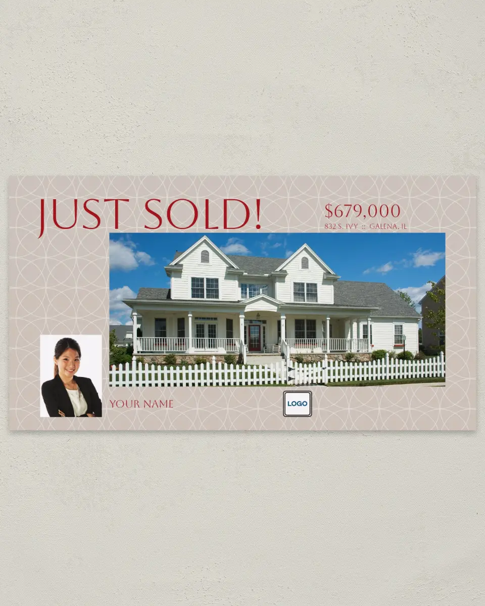 This is a 6" x 11" Postcard called Embellished Residence printed in full color