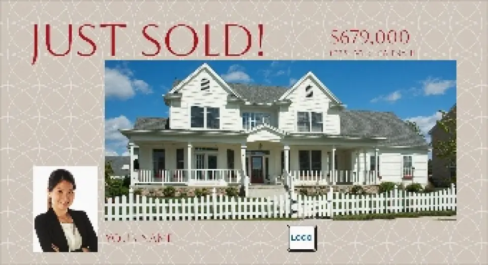 This is a 6" x 11" Postcards with Magnetic Strip called Embellished Residence printed in full color