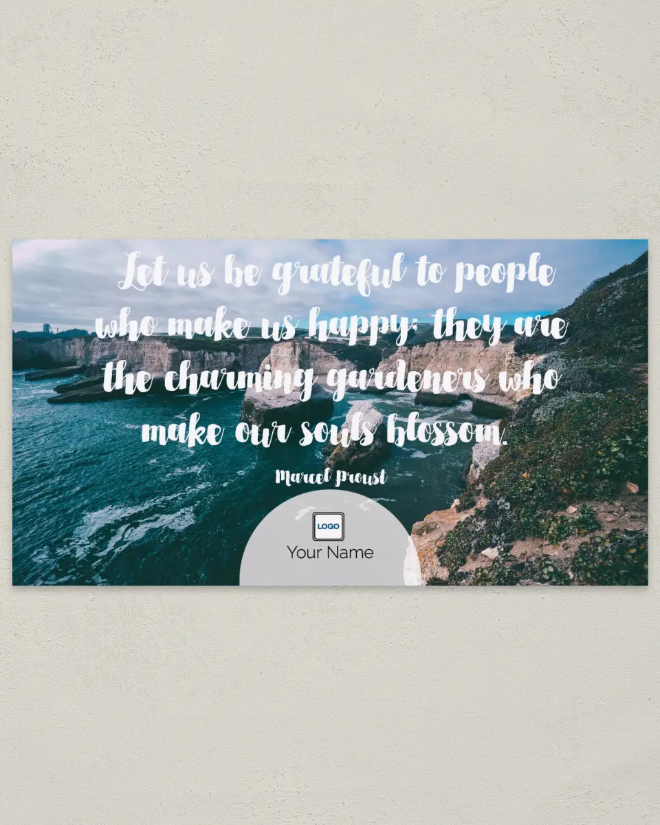 This is a 6" x 11" Postcard called Inspiration - Souls Blossom printed in full color