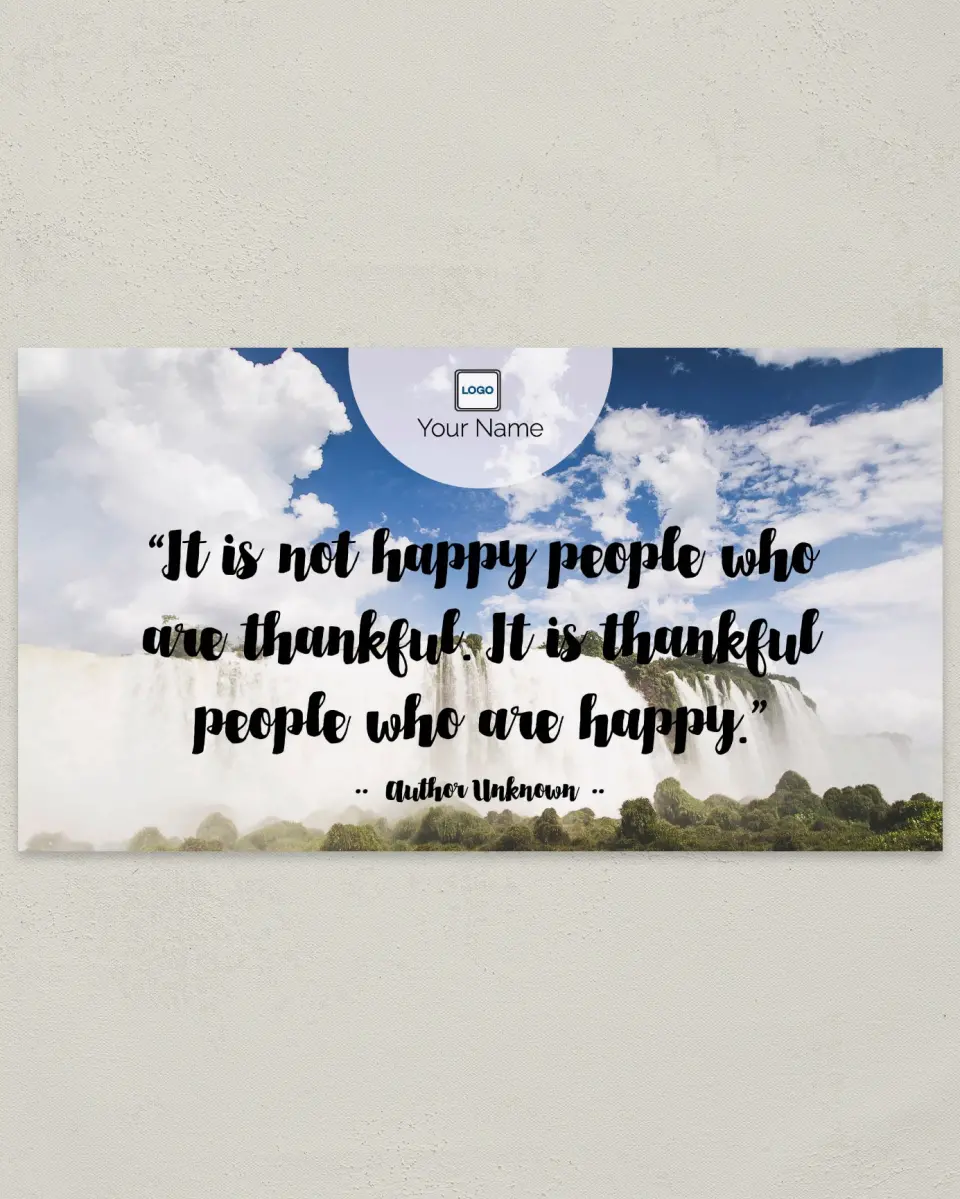 This is a 6" x 11" Postcard called Inspiration - Happy People printed in full color