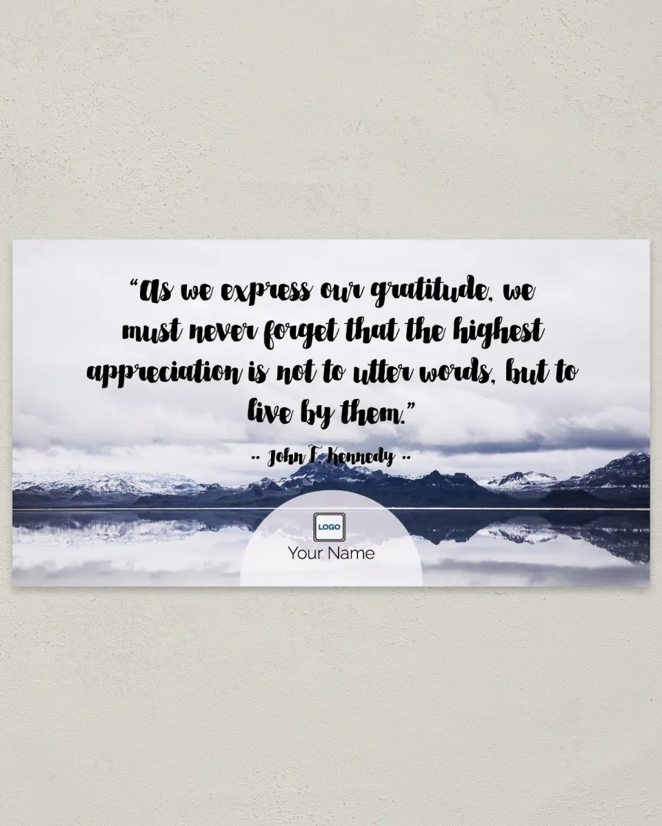 This is a 6" x 11" Postcard called Inspiration - Expressed Gratitude printed in full color