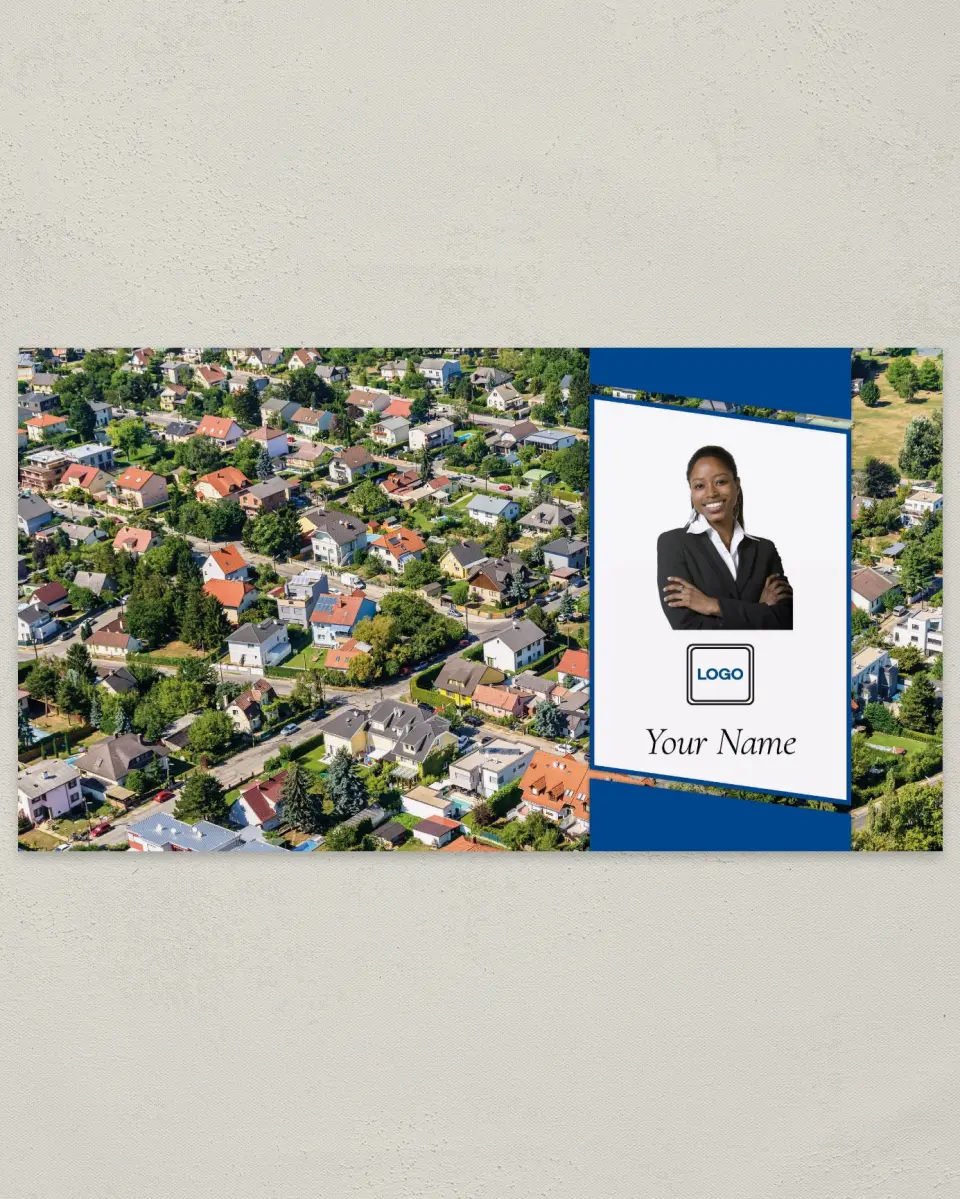 This is a 6" x 11" Postcard called Agent Intro printed in full color