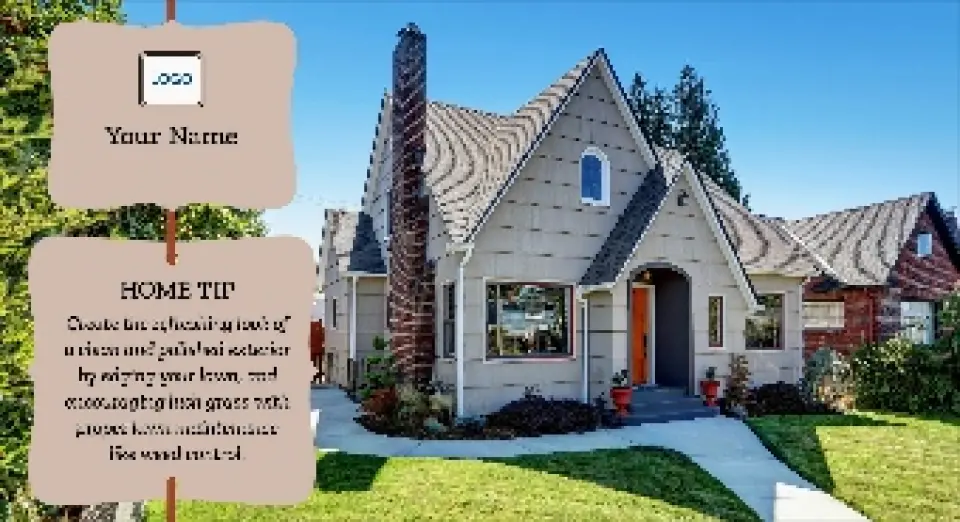This is a 6" x 11" Postcards with Magnetic Strip called Home Tip - Lush Lawn printed in full color