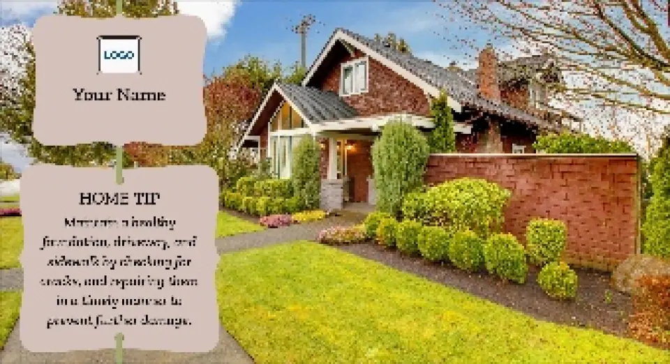 This is a 6" x 11" Postcards with Magnetic Strip called Home Tip - Healthy House printed in full color