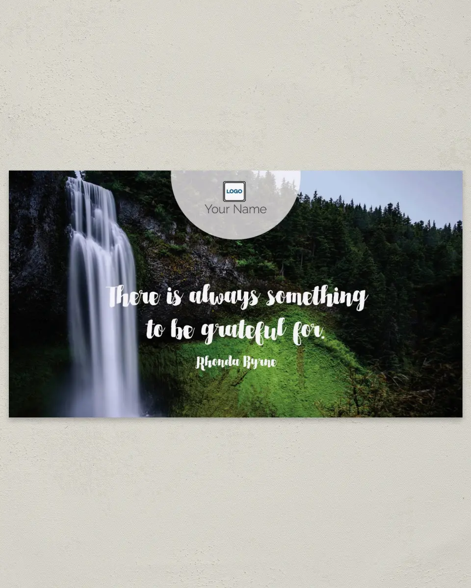 This is a 6" x 11" Postcard called Always Something printed in full color