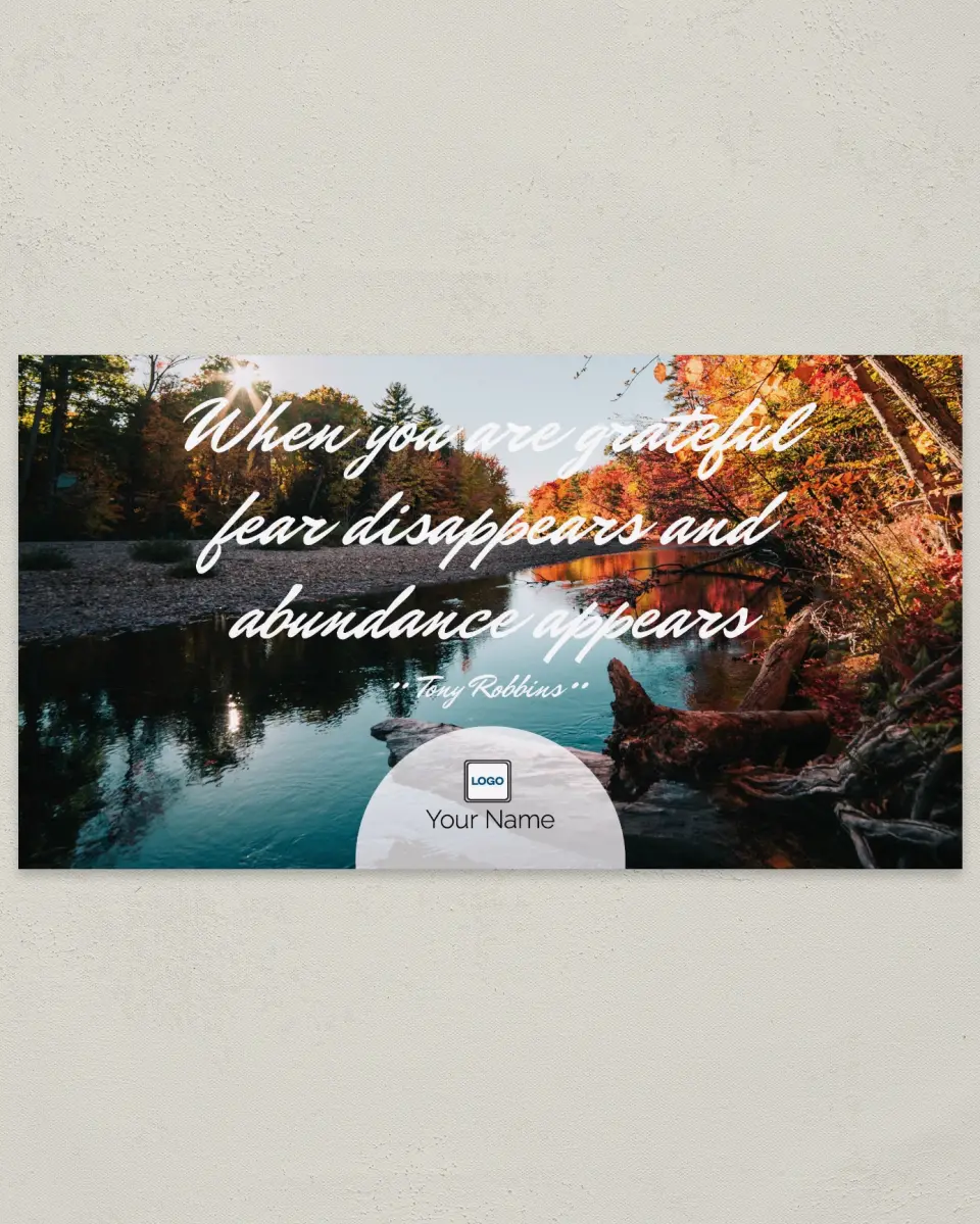 This is a 6" x 11" Postcard called Abundance Appears printed in full color